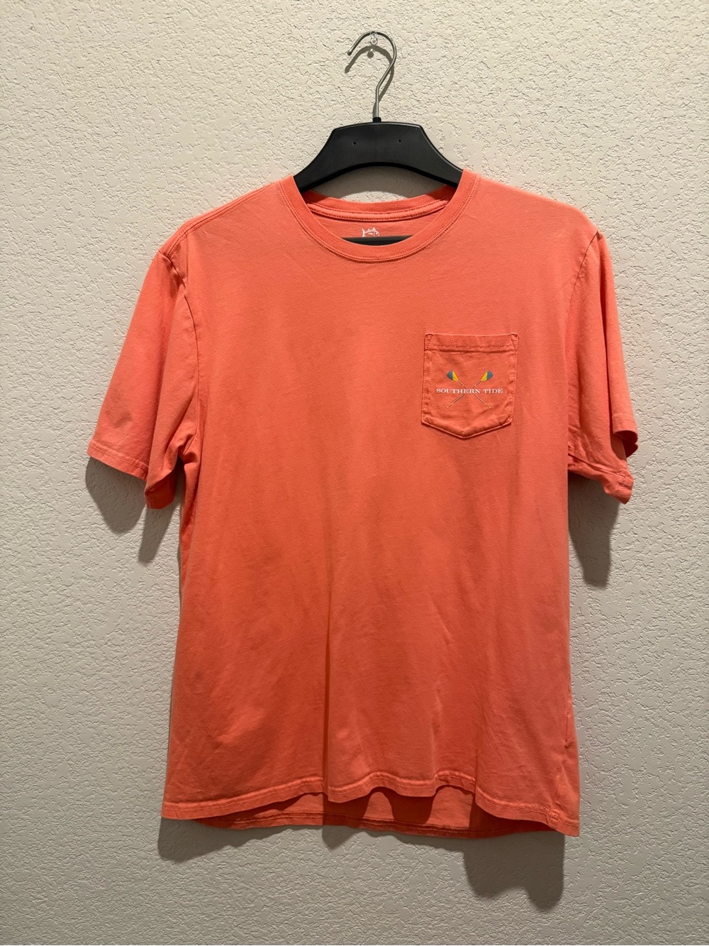 Southern Tide Coral Short-Sleeve Pocket Tee